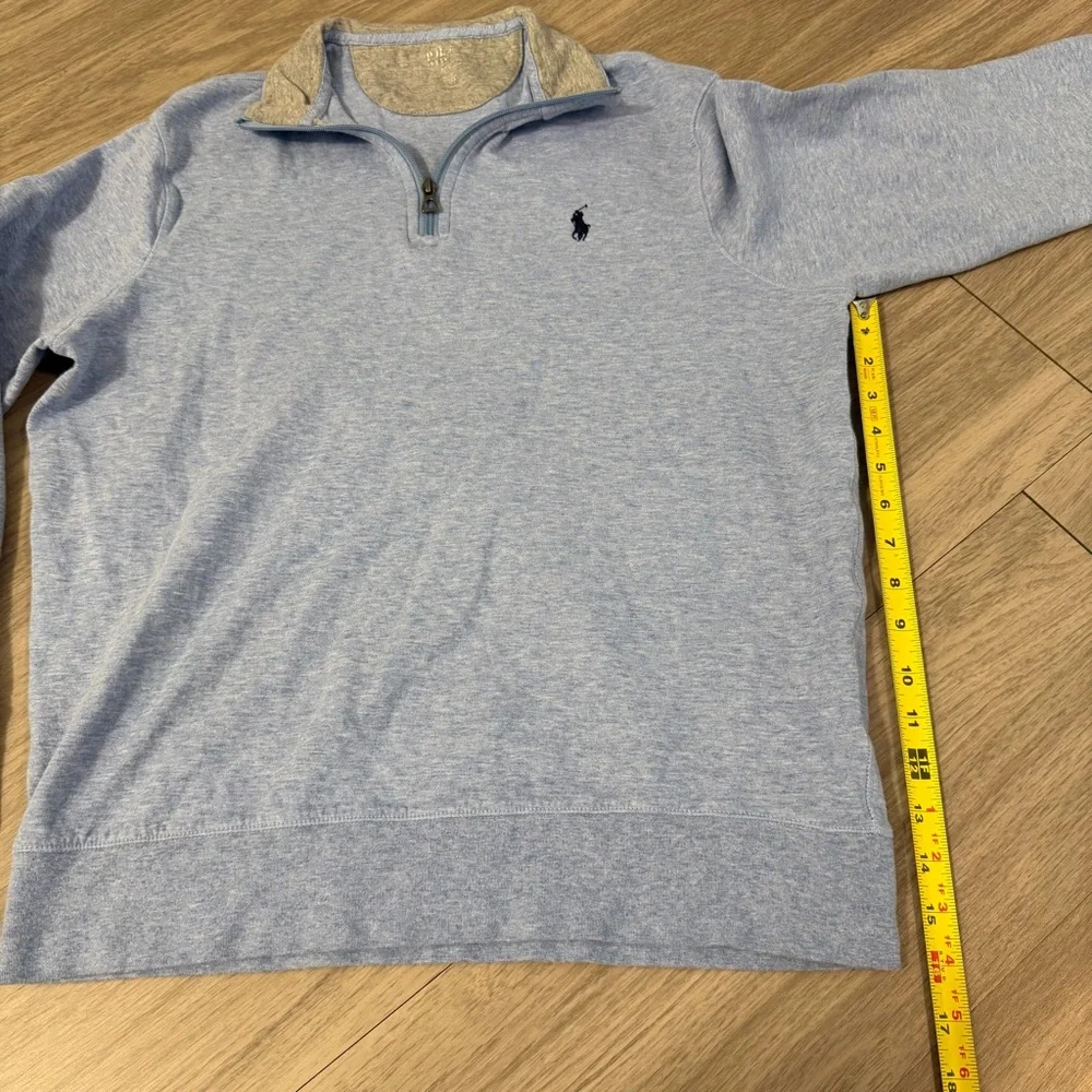 Polo, Ralph Lauren,  Luxury Jersey Quarter-Zip‎ Pullover | Men’s medium